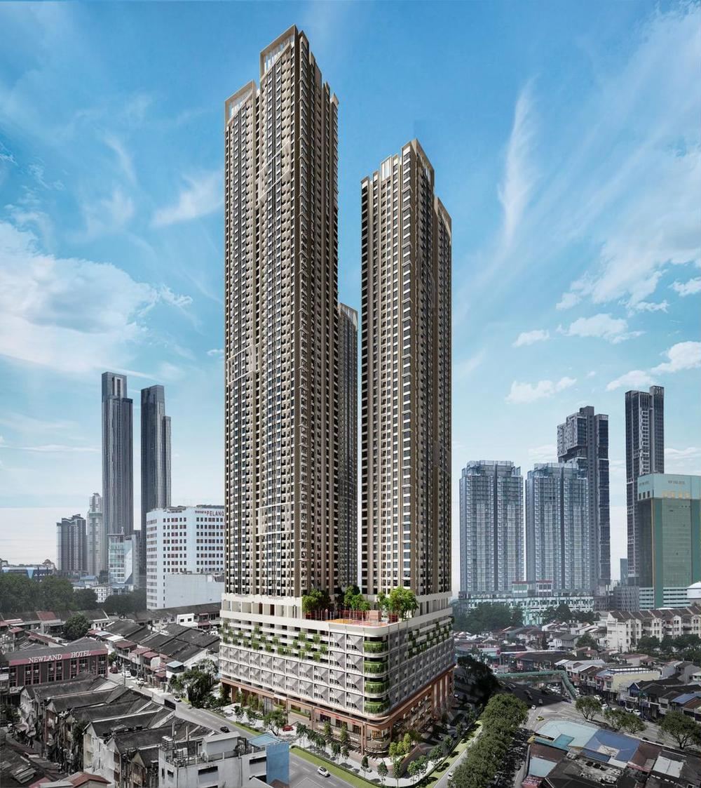 The Address Johor Bahru towers, artist's impression